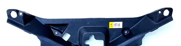 Engine bonnet/hood lock trim molding