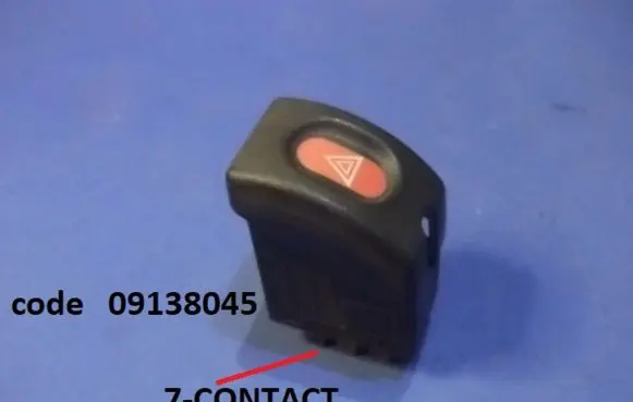 Opel Combo B Hazard light switch 09138045
