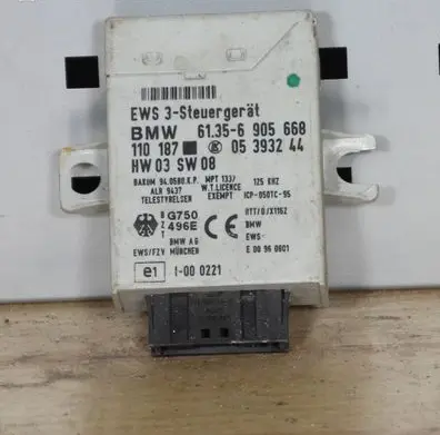 BMW 5 E39 Immobilizer control unit/module 61356905668 6905668 05393244