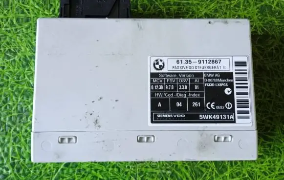 BMW M5 Keyless (KESSY) go control unit/module 9112867 59112867 5WK49131A