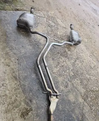 Audi A6 S6 C6 4F Rear muffler/silencer tail pipe 4F0253611AA 4F0253612AA