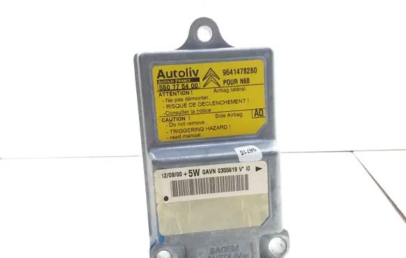 Citroen Xsara Picasso Airbag control unit/module 9641478280 550775400