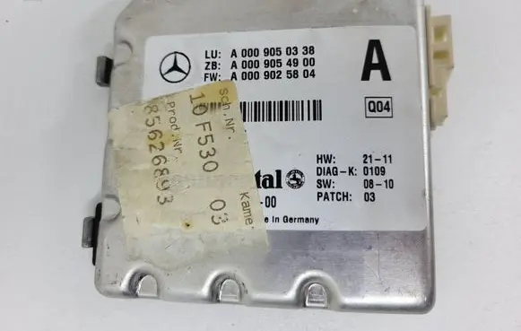 Mercedes-Benz E W212 Windshield/windscreen camera A0009050338