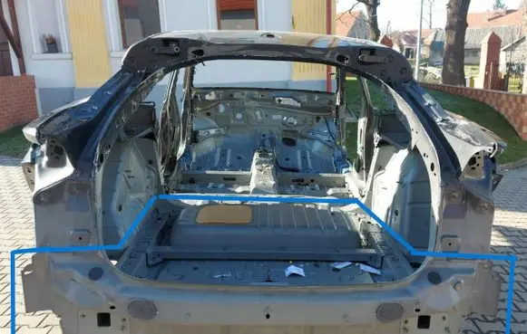 Peugeot 408 P54 Trunk bottom trim panel WANNA
