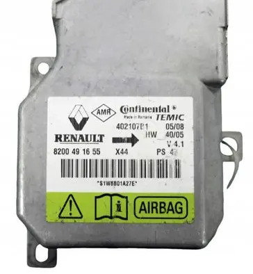 Renault Twingo II Airbag control unit/module 8200491655