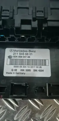 Mercedes-Benz E W211 SAM control unit 0000053341532 5DK00804756 2115456801