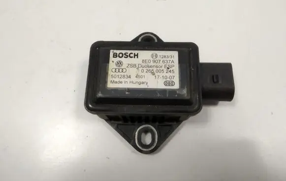 Audi A8 S8 D3 4E ESP acceleration yaw rate sensor 8E0907637A 0265005245