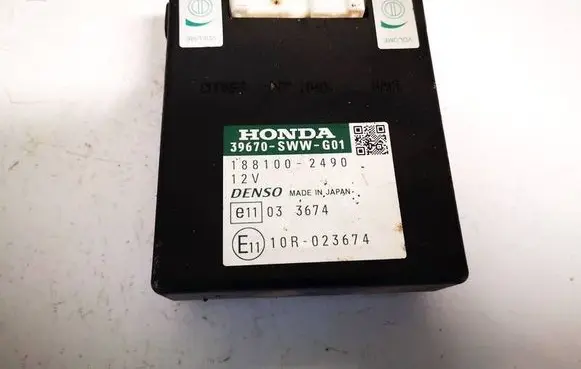 Honda CR-V Other control units/modules 39670swwg01