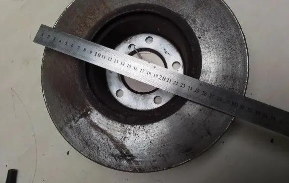 BMW X1 E84 Front brake disc