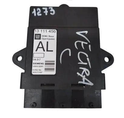 Opel Vectra C Door control unit/module 13111456