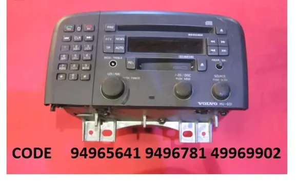 Volvo S80 Radio/CD/DVD/GPS head unit 94965641 9496781