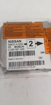 Nissan Primera Airbag control unit/module 98820AV200 0285001420 EAY203X161703