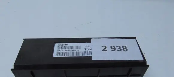 Opel Insignia A Air conditioning/heating control unit 13577568