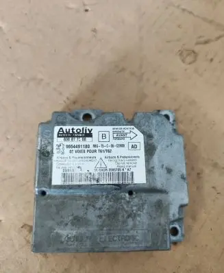Peugeot 307 Airbag control unit/module 9654491180 606877300
