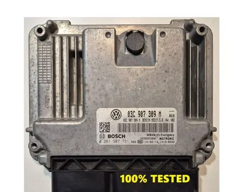 Volkswagen PASSAT B7 Engine control unit/module 0261S07731 03C907309M