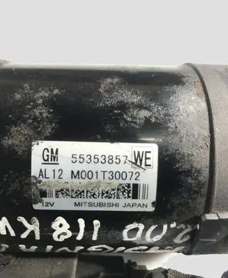 Opel Insignia A Starter motor M001T30072 55353857