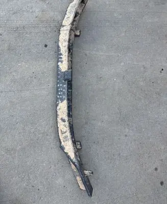 Front bumper foam support bar