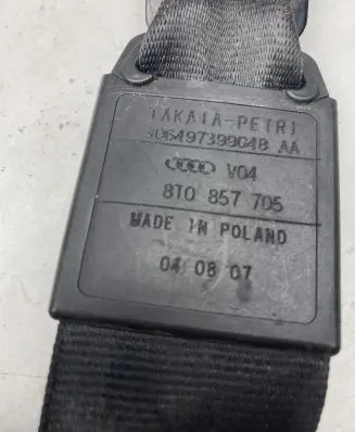 Audi A5 8T 8F Front seatbelt 8T0857705