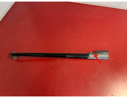 BMW M6 Rear door glass trim molding 7905423 51377905423