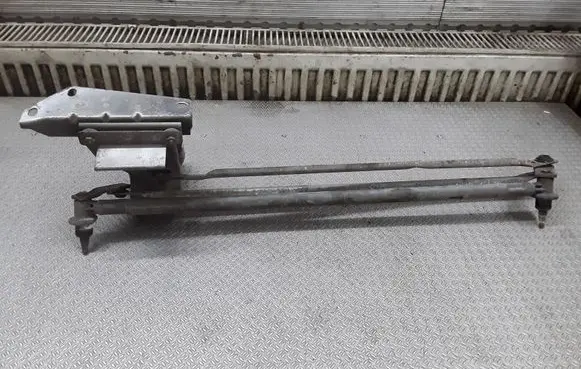 Front wiper linkage and motor