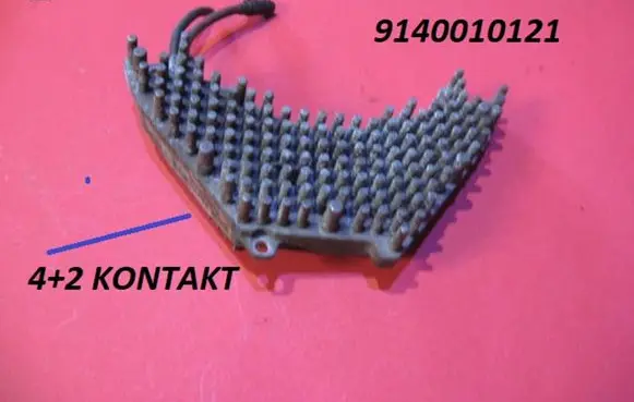 Peugeot 806 Heater blower motor/fan resistor 9140010121