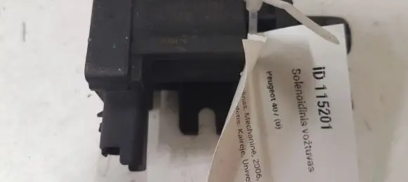 Peugeot 407 Turbo solenoid valve 9665886280