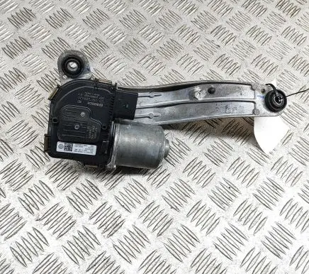 Front wiper linkage and motor