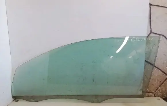 Volkswagen Golf VI Front door window/glass (coupe) 43R001025