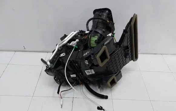 Interior heater climate box assembly