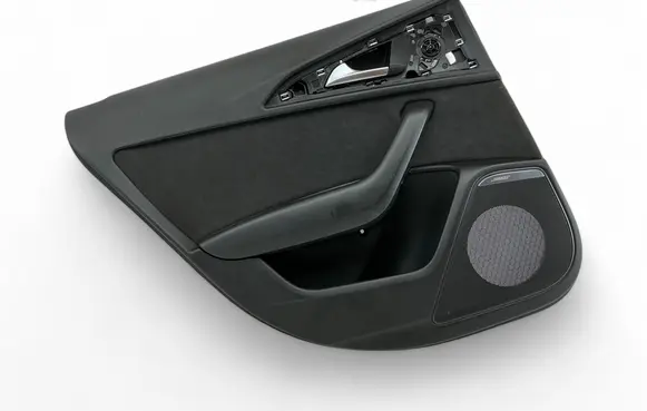 Rear door card panel trim