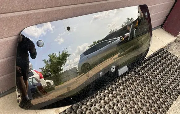 Nissan Pathfinder R51 Rear windscreen/windshield window 43R001386 24052EB300