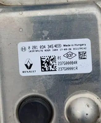 Renault Master III Adblue control unit 237G00084R 0281034345 237G00001R