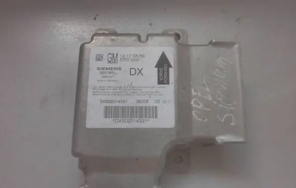 Opel Signum Airbag control unit/module 13170589 330518650 5WK43471