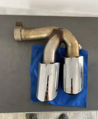 Porsche Cayenne (9Y0 9Y3) Muffler ending 9Y0253684AE