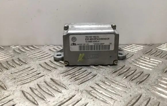 Volkswagen Touareg I ESP acceleration yaw rate sensor 7E0907652A