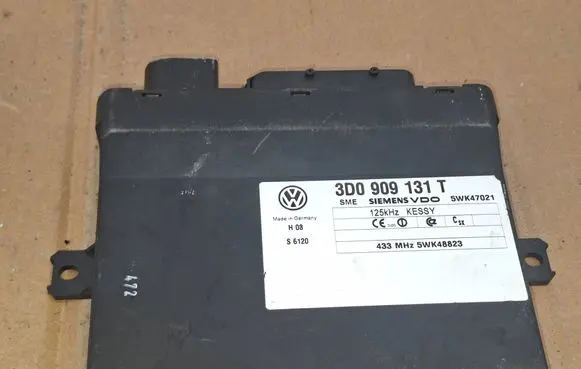 Volkswagen Phaeton Keyless (KESSY) go control unit/module 3D0909131T 5WK48823 5WK47021