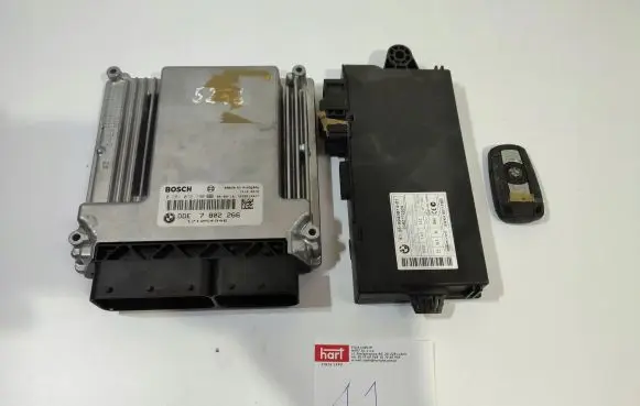 BMW 5 E60 E61 Engine ECU kit and lock set 7802266