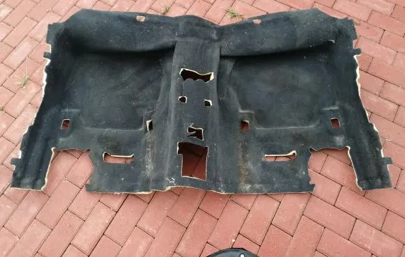BMW 3 F30 F35 F31 Rear floor carpet liner 7221955 726743716