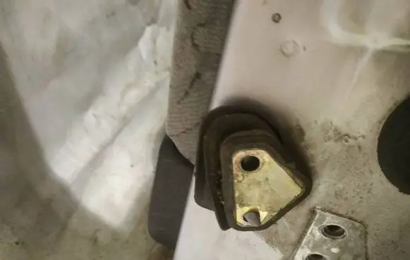 Rear door check strap stopper