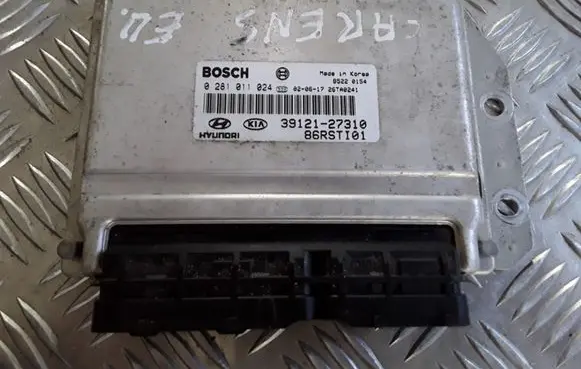 KIA Carens I Engine control unit/module 0281011024 3912127310 86RSTI01