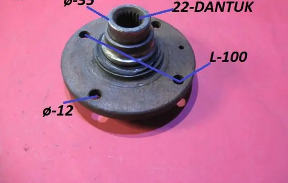 Volkswagen Jetta II Front wheel bearing hub Q35L10022D