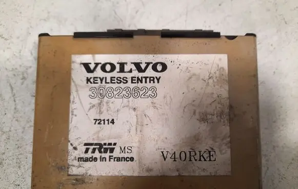 Volvo S40, V40 Door central lock control unit/module V40RKE 30823623
