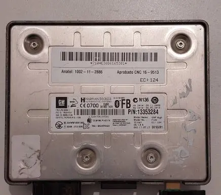 Opel Astra J Bluetooth control unit module 366821429 1002112886 13353284