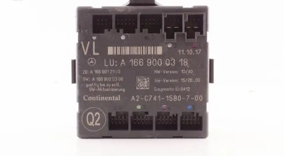 Mercedes-Benz GLE (W166 - C292) Door control unit/module A1669000318 A1669012103 A1669025308