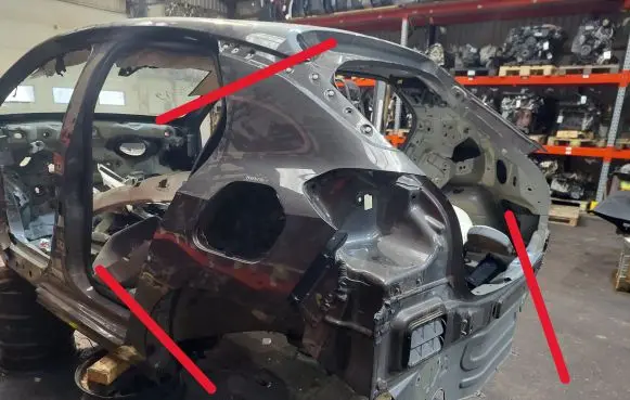 Opel Corsa F Rear quarter panel 
