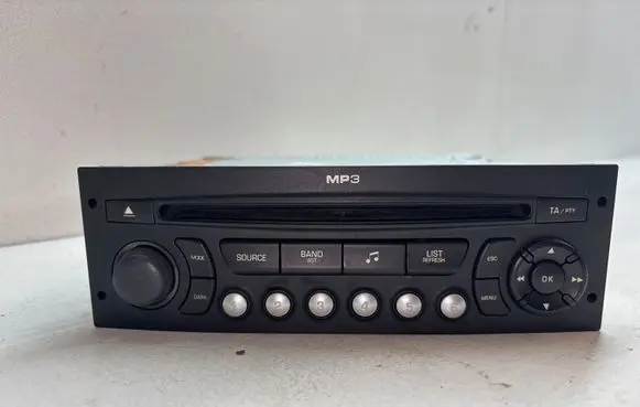 Peugeot 207 Radio/CD/DVD/GPS head unit 96643698XT PSAG5CD44163