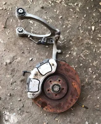 Mercedes-Benz S W221 Front wheel hub spindle knuckle 32523532235