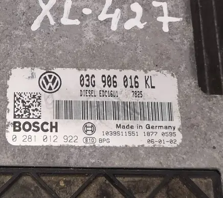 Seat Altea Engine control unit/module 03G906016KL 1039S11551 0281012922
