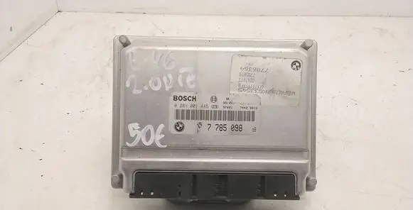 BMW 3 E46 Engine control unit/module 7785098 0281001445