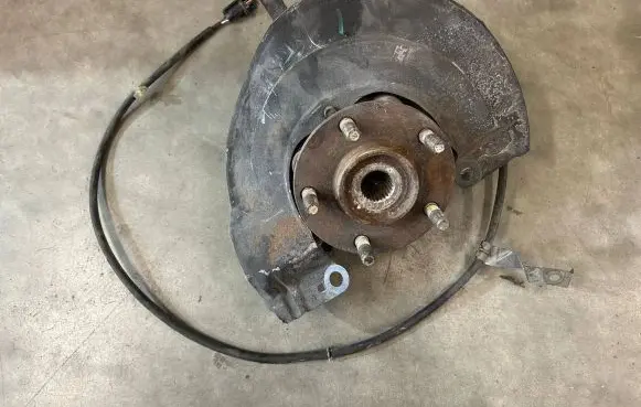 Mitsubishi Lancer X Front wheel hub spindle knuckle
